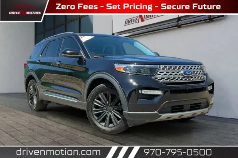 Black 2022 Ford Explorer Limited Sport Utility 4D for sale in Greeley, CO