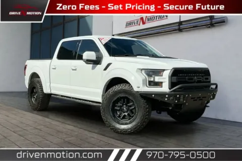 White 2018 Ford F-150 SuperCrew Cab Raptor Pickup 4D 5 1/2 ft for sale in Greeley, CO