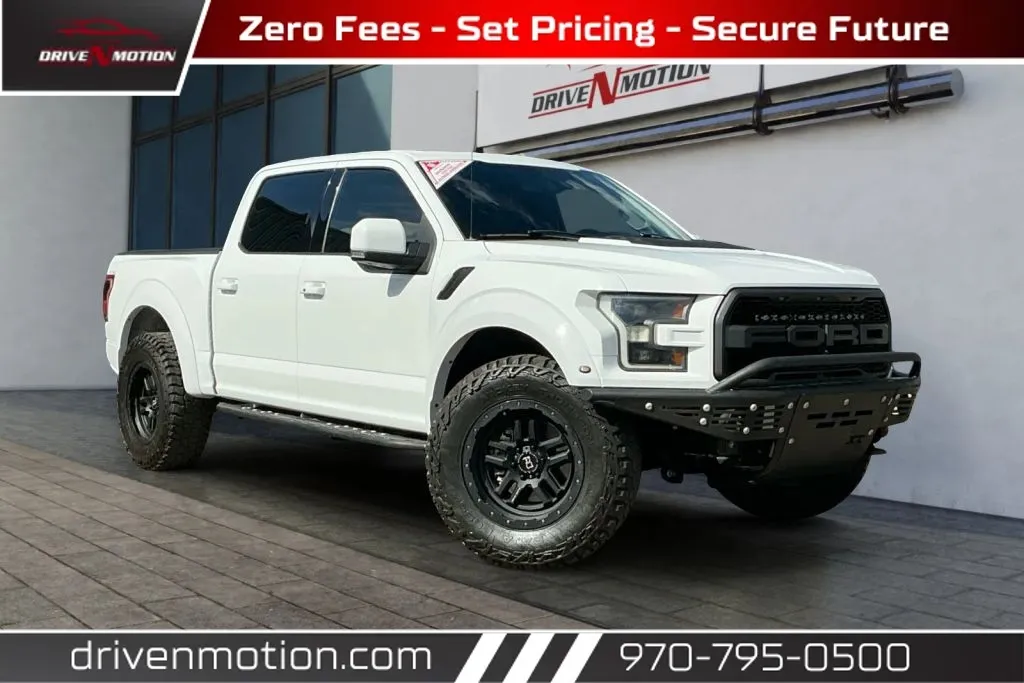 White 2018 Ford F-150 SuperCrew Cab Raptor Pickup 4D 5 1/2 ft for sale in Greeley, CO