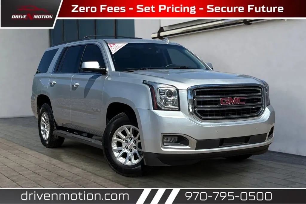 Silver 2017 GMC Yukon SLT Sport Utility 4D for sale in Greeley, CO