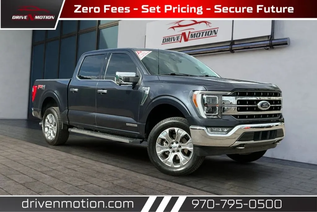 Gray 2021 Ford F-150 SuperCrew Cab Lariat Pickup 4D 5 1/2 ft for sale in Greeley, CO