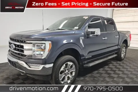 Gray 2021 Ford F-150 SuperCrew Cab Lariat Pickup 4D 5 1/2 ft for sale in Greeley, CO