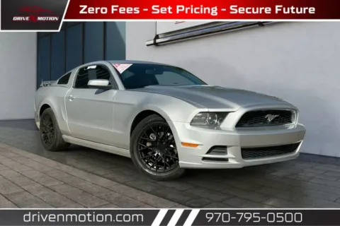 Silver 2013 Ford Mustang V6 Premium Coupe 2D for sale in Greeley, CO