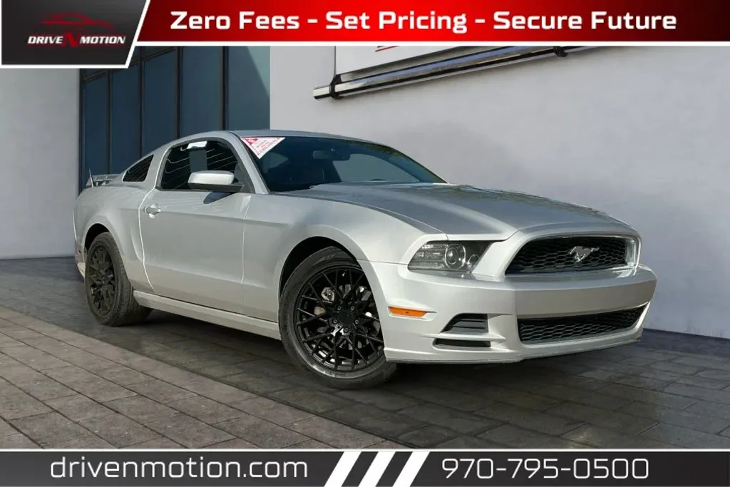 Silver 2013 Ford Mustang V6 Premium Coupe 2D for sale in Greeley, CO
