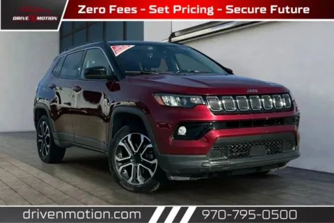 Red 2022 Jeep Compass Limited Sport Utility 4D for sale in Greeley, CO