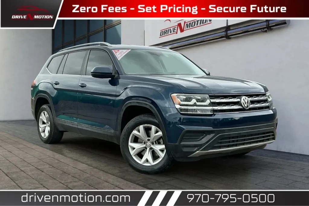 Blue 2019 Volkswagen Atlas S 4Motion Sport Utility 4D for sale in Greeley, CO