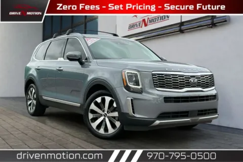 Silver 2021 Kia Telluride S Sport Utility 4D for sale in Greeley, CO