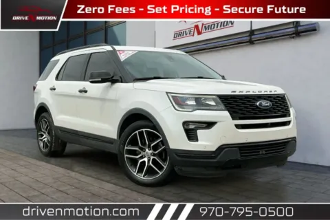 White 2018 Ford Explorer Sport SUV 4D for sale in Greeley, CO