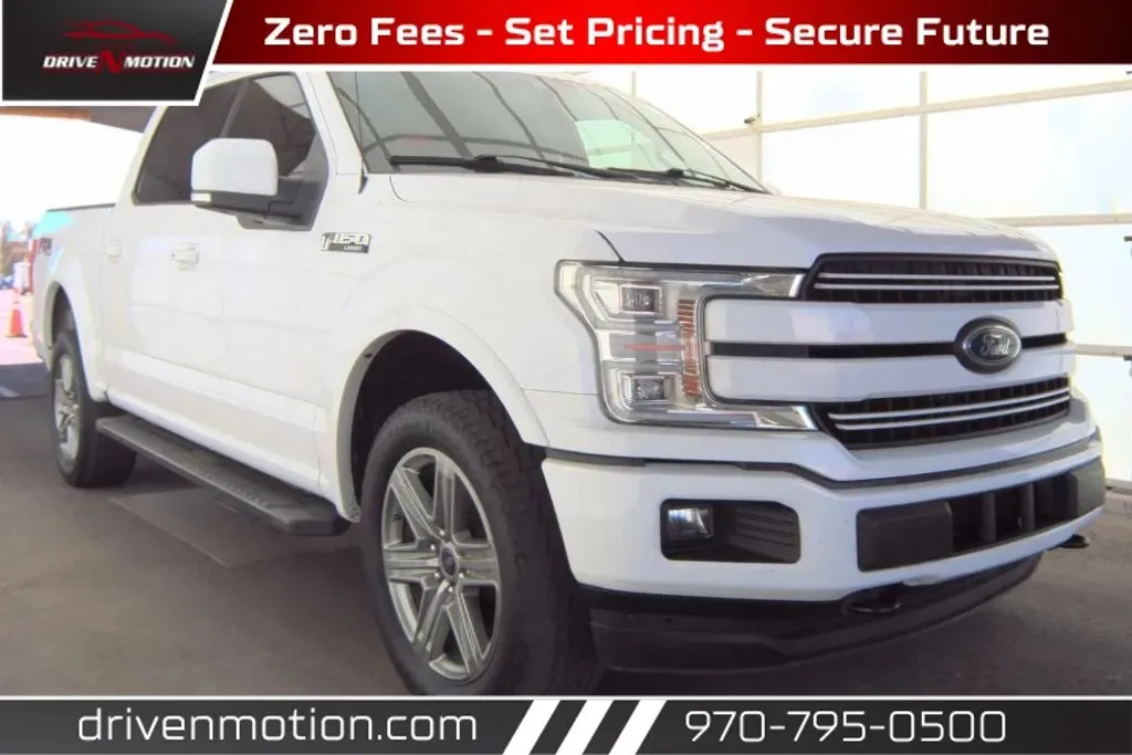 White 2019 Ford F-150 SuperCrew Cab Lariat Pickup 4D 5 1/2 ft for sale in Greeley, CO