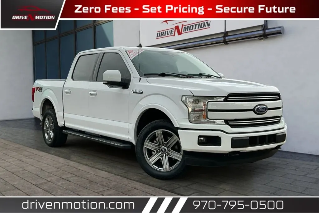 White 2019 Ford F-150 SuperCrew Cab Lariat Pickup 4D 5 1/2 ft for sale in Greeley, CO