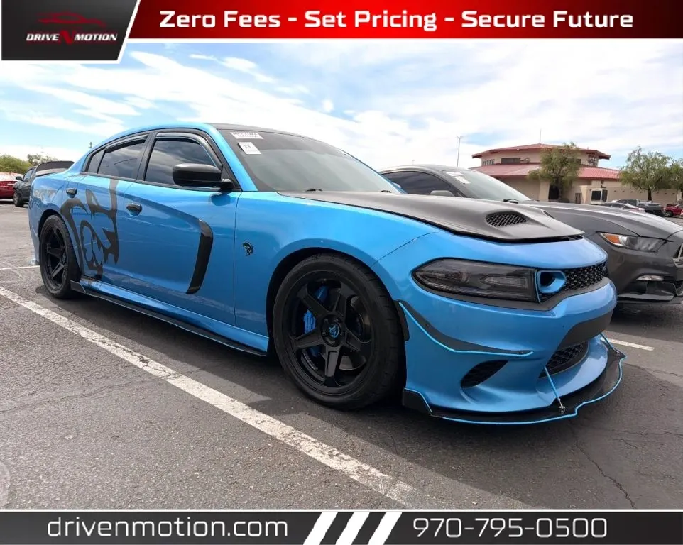 Blue 2019 Dodge Charger SRT Hellcat Sedan 4D for sale in Greeley, CO
