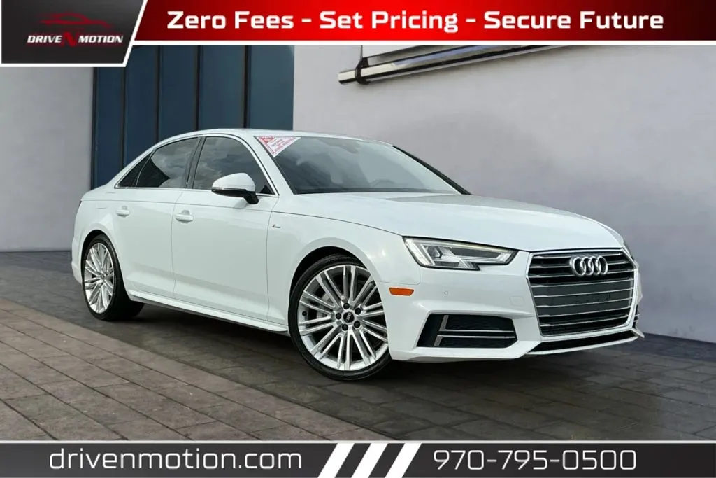 White 2017 Audi A4 Premium Plus Sedan 4D for sale in Greeley, CO