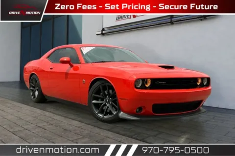Orange 2019 Dodge Challenger R/T Scat Pack Coupe 2D for sale in Greeley, CO