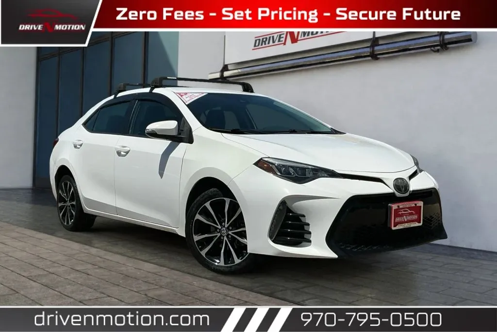 White 2017 Toyota Corolla SE Sedan 4D for sale in Greeley, CO