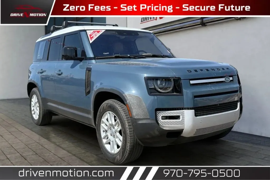 Blue 2021 Land Rover Defender 110 S Sport Utility 4D for sale in Greeley, CO
