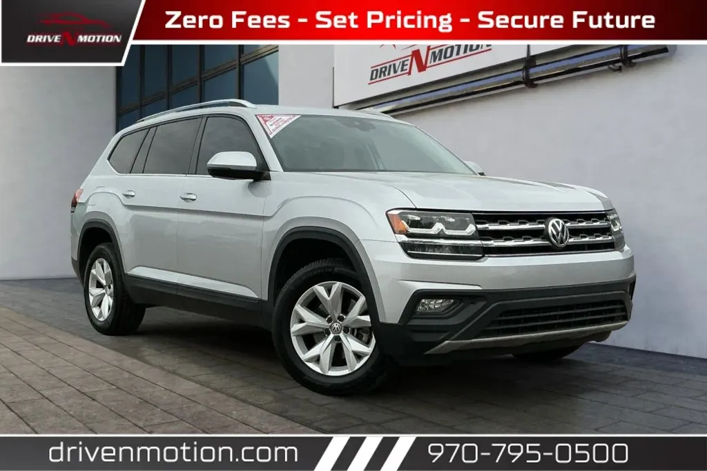 Silver 2018 Volkswagen Atlas SE w/Tech Pkg Sport Utility 4D for sale in Greeley, CO