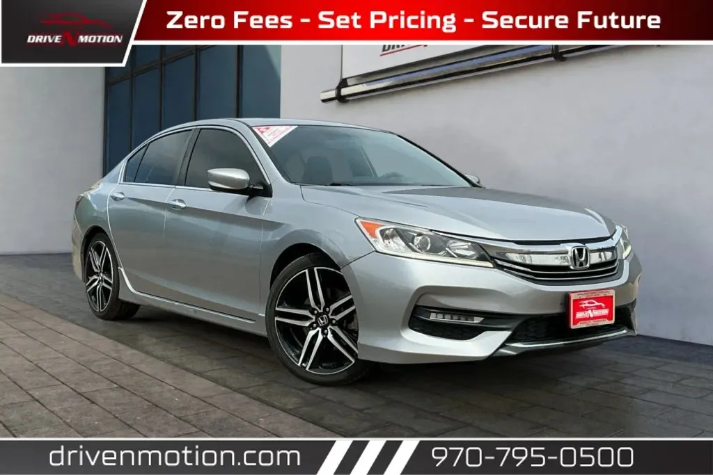 Silver 2017 Honda Accord Sport SE Sedan 4D for sale in Greeley, CO