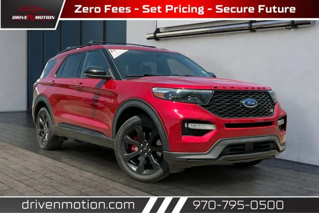 Red 2020 Ford Explorer ST Sport Utility 4D for sale in Greeley, CO