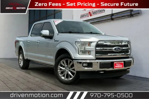 Silver 2017 Ford F-150 SuperCrew Cab Lariat Pickup 4D 5 1/2 ft for sale in Greeley, CO