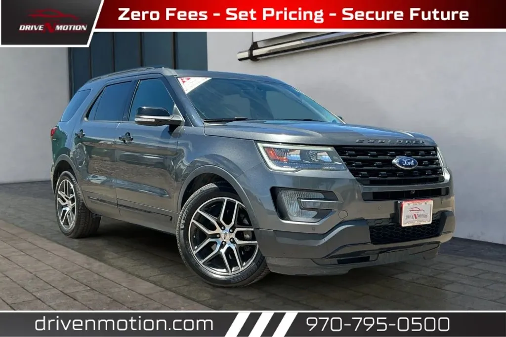 Gray 2017 Ford Explorer Sport SUV 4D for sale in Greeley, CO