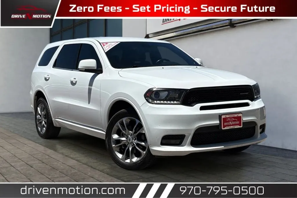 White 2019 Dodge Durango GT Plus Sport Utility 4D for sale in Greeley, CO