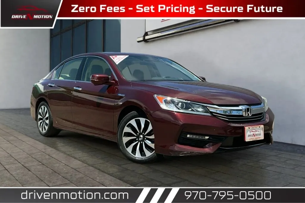 Red 2017 Honda Accord Hybrid Sedan 4D for sale in Greeley, CO