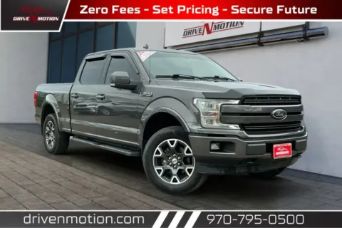 Gray 2018 Ford F-150 SuperCrew Cab Lariat Pickup 4D 5 1/2 ft for sale in Greeley, CO