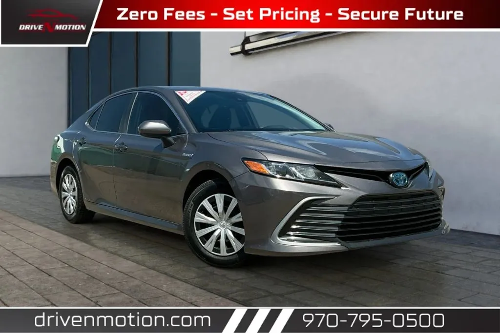 Gray 2021 Toyota Camry Hybrid LE Sedan 4D for sale in Greeley, CO