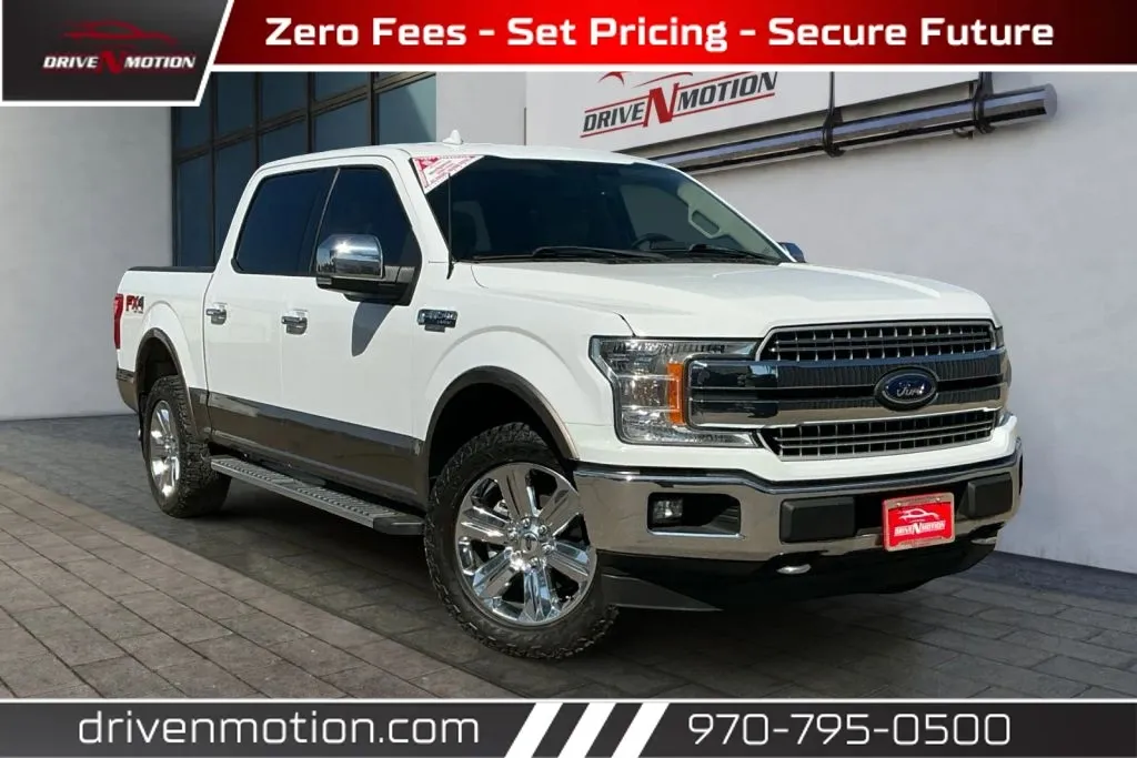 White 2018 Ford F-150 SuperCrew Cab Lariat Pickup 4D 5 1/2 ft for sale in Greeley, CO