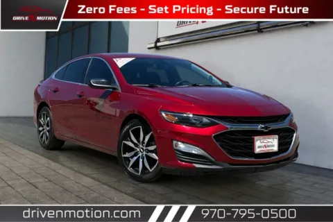 Red 2022 Chevrolet Malibu RS Sedan 4D for sale in Greeley, CO