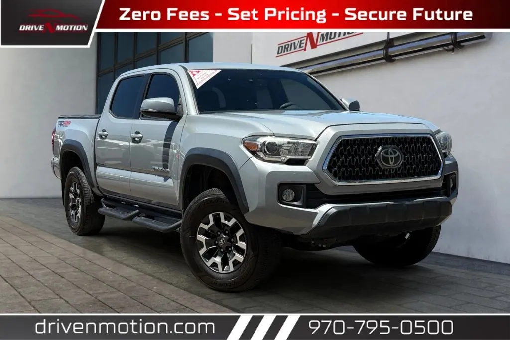 Gray 2019 Toyota Tacoma Double Cab TRD Off-Road Pickup 4D 5 ft for sale in Greeley, CO