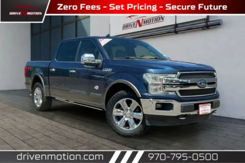 Blue 2018 Ford F-150 SuperCrew Cab King Ranch Pickup 4D 5 1/2 ft for sale in Greeley, CO
