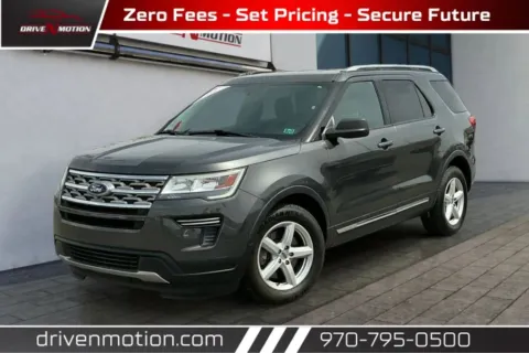Gray 2018 Ford Explorer XLT Sport Utility 4D for sale in Greeley, CO
