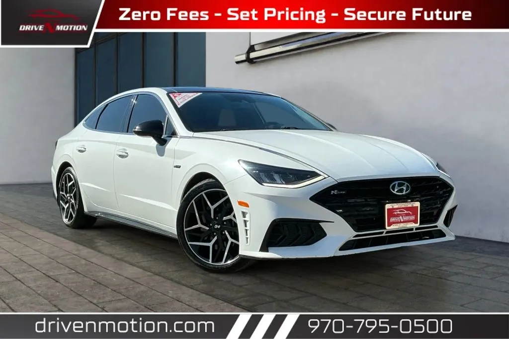 White 2023 Hyundai Sonata N Line Sedan 4D for sale in Greeley, CO