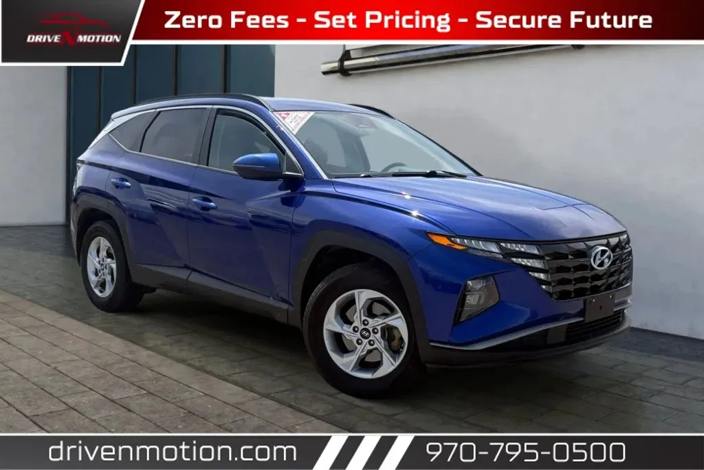 Blue 2022 Hyundai Tucson SEL Sport Utility 4D for sale in Greeley, CO