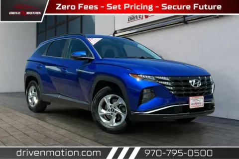 Blue 2022 Hyundai Tucson SEL Sport Utility 4D for sale in Greeley, CO