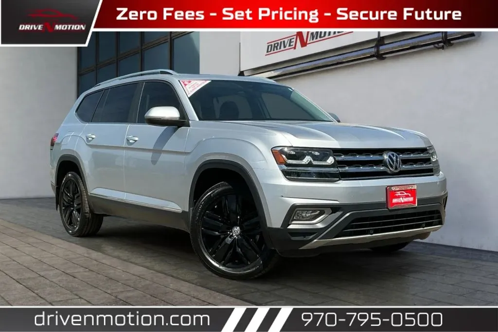 Silver 2019 Volkswagen Atlas SEL Sport Utility 4D for sale in Greeley, CO