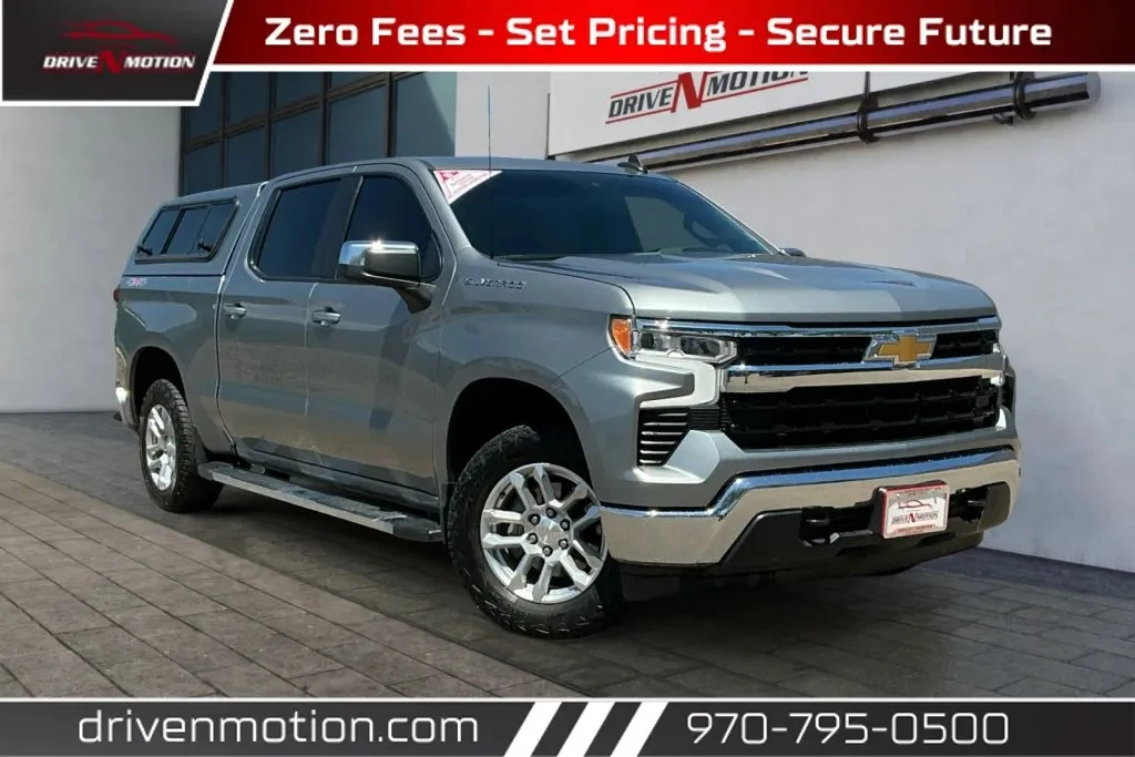 Gray 2023 Chevrolet Silverado 1500 Crew Cab LT Pickup 4D 5 3/4 ft for sale in Greeley, CO