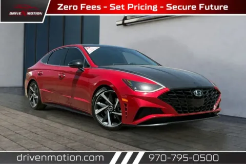 Red 2021 Hyundai Sonata SEL Plus Sedan 4D for sale in Greeley, CO