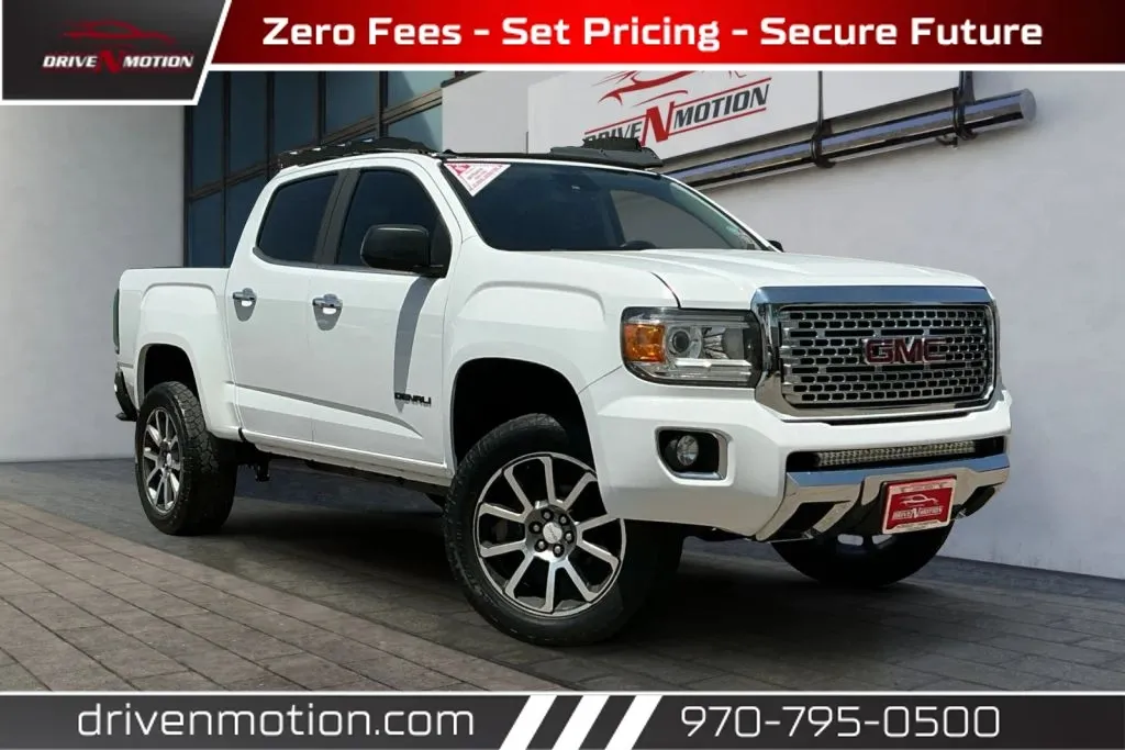 White 2017 GMC Canyon Crew Cab Denali Pickup 4D 5 ft for sale in Greeley, CO