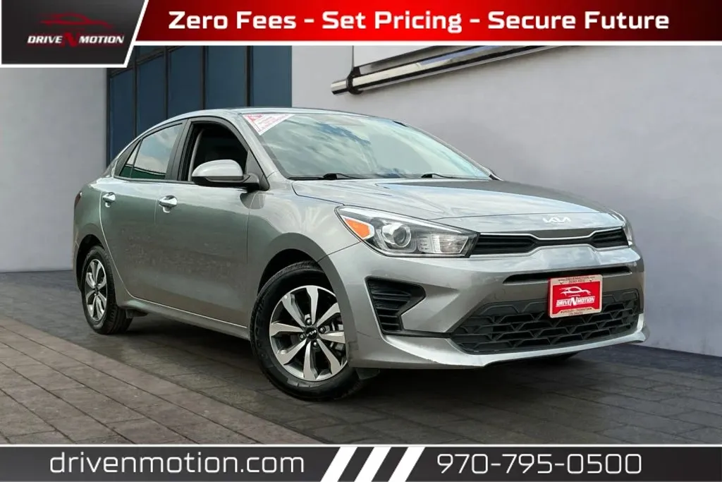 Gray 2023 Kia Rio S Sedan 4D for sale in Greeley, CO