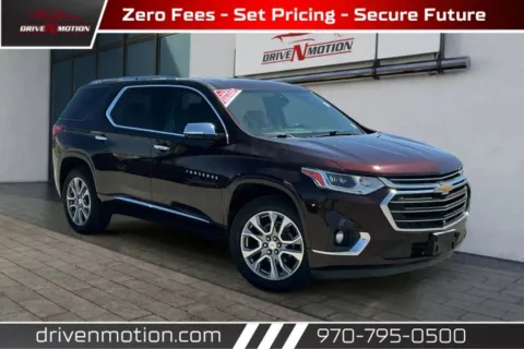 Red 2020 Chevrolet Traverse Premier Sport Utility 4D for sale in Greeley, CO