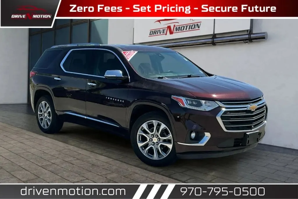 Red 2020 Chevrolet Traverse Premier Sport Utility 4D for sale in Greeley, CO