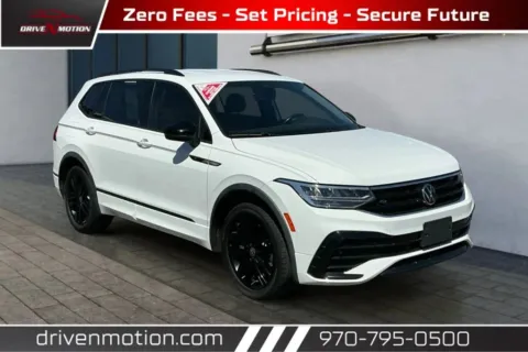 White 2022 Volkswagen Tiguan SE R-Line Black Sport Utility 4D for sale in Greeley, CO