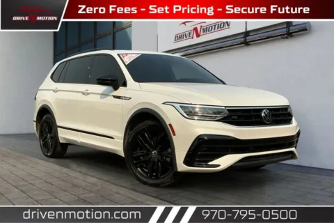 White 2022 Volkswagen Tiguan SE R-Line Black Sport Utility 4D for sale in Greeley, CO