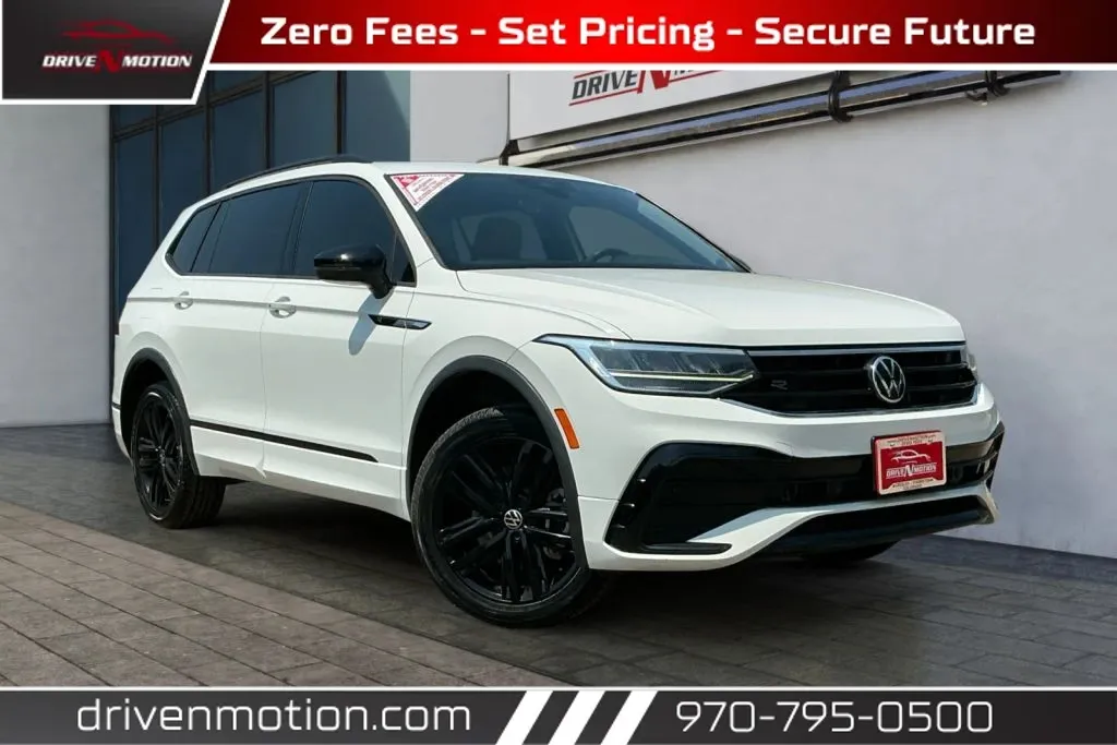 White 2022 Volkswagen Tiguan SE R-Line Black 4MOTION Sport Utility 4D for sale in Greeley, CO