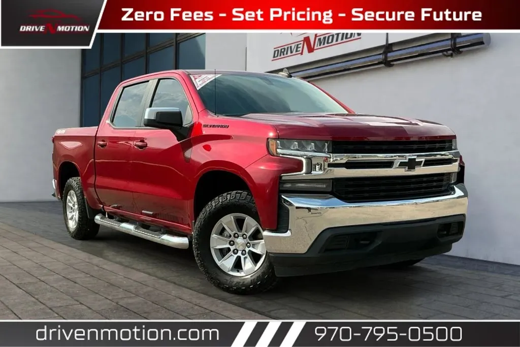 Red 2022 Chevrolet Silverado 1500 Limited Crew Cab LT Pickup 4D 5 3/4 ft for sale in Greeley, CO