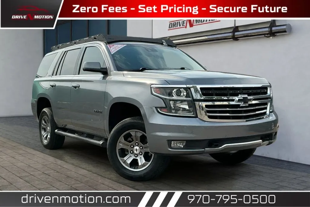 Gray 2018 Chevrolet Tahoe LT Sport Utility 4D for sale in Greeley, CO