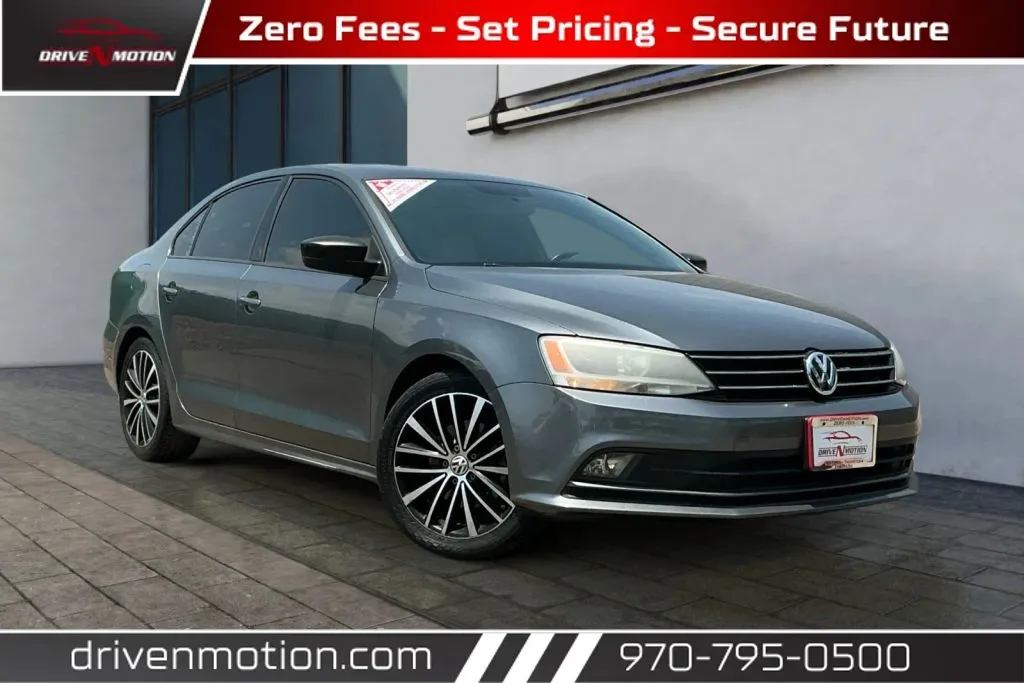 Gray 2015 Volkswagen Jetta 1.8T Sport Sedan 4D for sale in Greeley, CO
