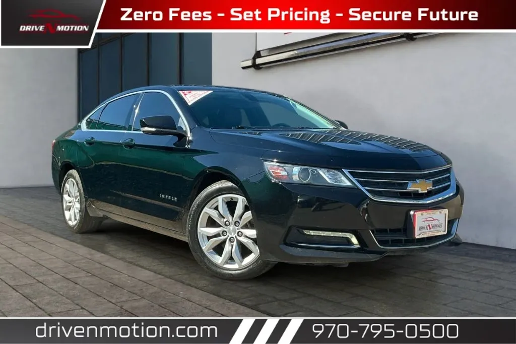 Black 2019 Chevrolet Impala LT Sedan 4D for sale in Greeley, CO